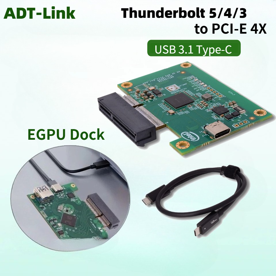 Gpu External Dock Egpu Thunderbolt 4 - Station d'accueil externe Thunderbolt 5/4 vers