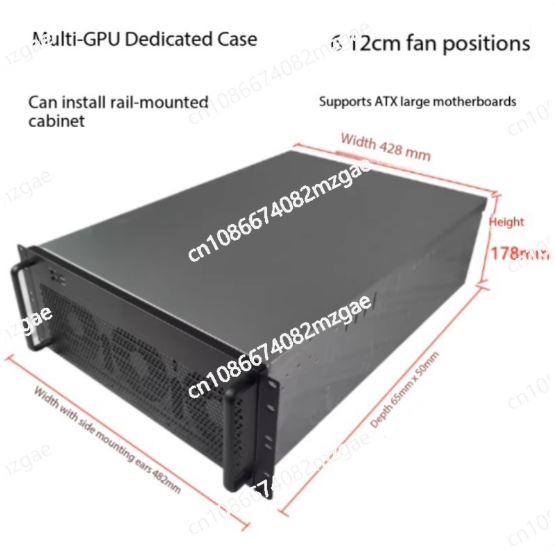 Server Gpu Chassis 4U - Châssis multi-cartes graphiques 4U, 6/8 cartes