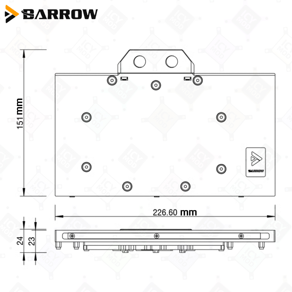 Barrow GPU bloc de refroidisse - Rtx 4090 Water Block avis et prix