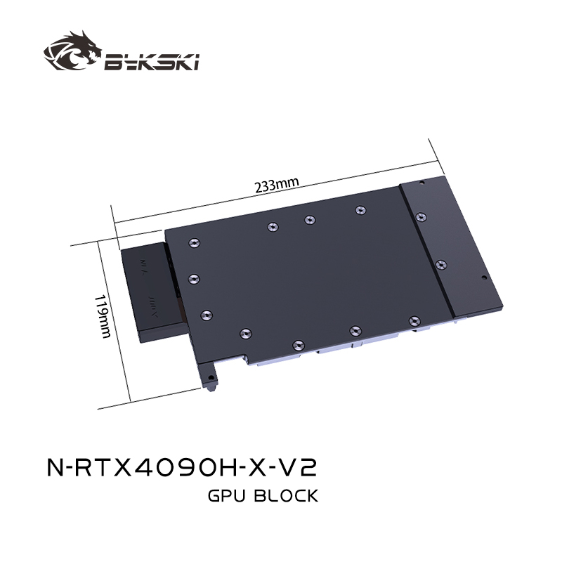 Bloc GPU Bykski pour carte vid - Rtx 4090 Water Block avis et prix